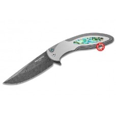 Нож Pro-Tech Cambria Abalone Damascus