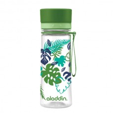 Бутылка для воды Aladdin Aveo 0.35L с зеленым узором