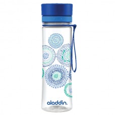Бутылка для воды Aladdin Aveo 0.6L с синим узором