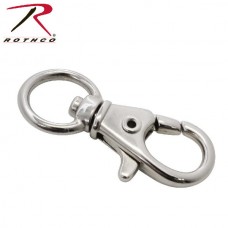 Триггер 1/2”(карабин вращаемый в кольце) никелированный, применим для браслетов, связки ключе