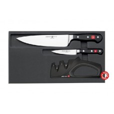 Набор кухонных ножей 2 шт+ точилка Wuesthof Classic 9608-5