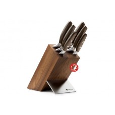 Набор из 6-и кухонных ножей в деревянной подставке Wuesthof Epicure 9854